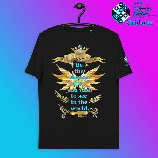 Be The Change T-Shirt T-Shirts by XGuidance Black 2