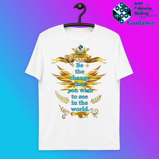 Be The Change V3 T-Shirt T-Shirts by XGuidance White 1