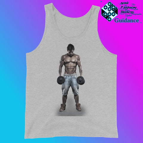 Become Like This - Tank Tops Tank Tops by XGuidance Athletic Heather 4