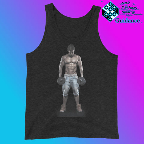 Become Like This - Tank Tops Tank Tops by XGuidance Charcoal-Black Triblend 8