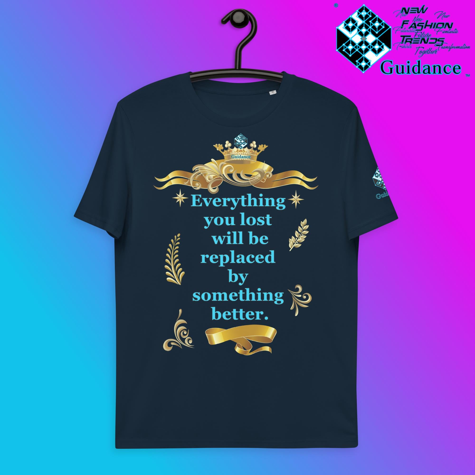 Better Life T-Shirt T-Shirts by XGuidance French Navy 3