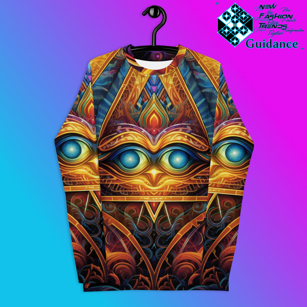 Beyond Temporal Threads Festival Long Sleeve Rash Guard by XGuidance XS 1