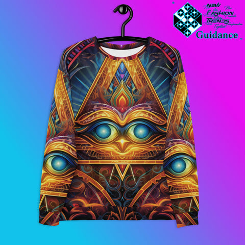 Beyond Temporal Threads Sweatshirt – Retro Festival Streetwear by XGuidance XS 1