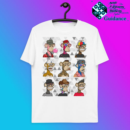 Bored Ape NFT Jungle Club T-Shirt T-Shirts by XGuidance White 1