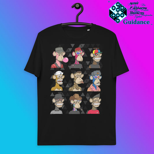 Bored Ape NFT Jungle Club T-Shirt T-Shirts by XGuidance Black 2