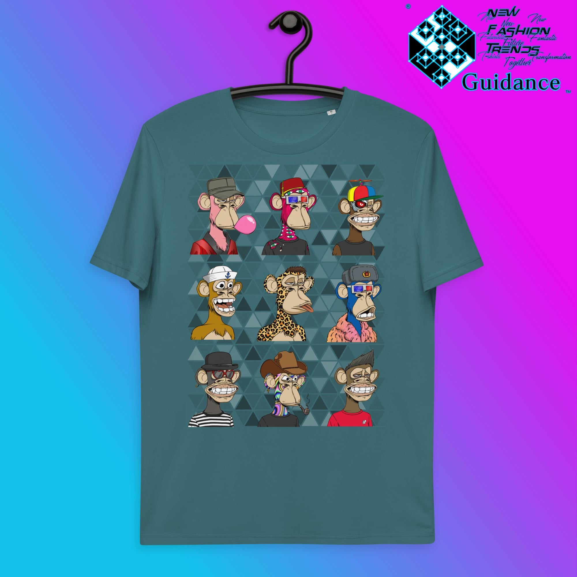 Bored Ape NFT Jungle Club T-Shirt T-Shirts by XGuidance Stargazer 8