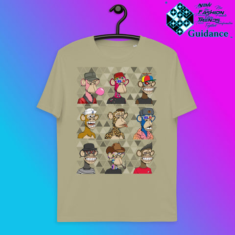 Bored Ape NFT Jungle Club T-Shirt T-Shirts by XGuidance Sage 9