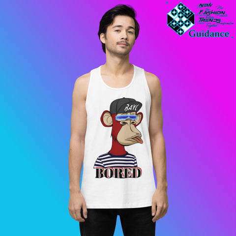 Bored Ape NFT - Tank Tops Tank Tops by XGuidance White 10