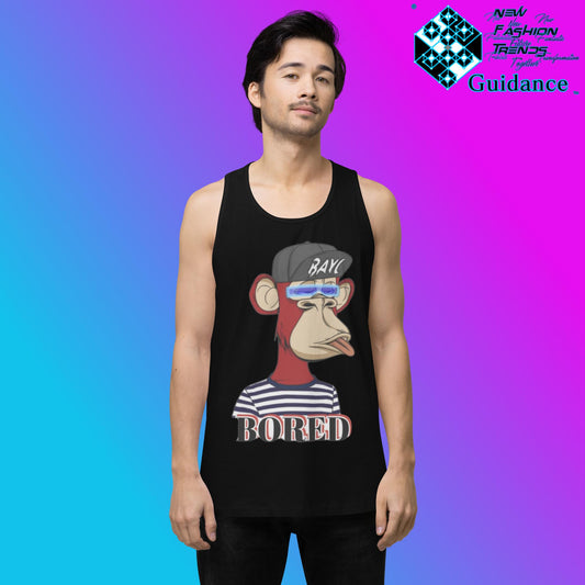 Bored Ape NFT - Tank Tops Tank Tops by XGuidance Black 2