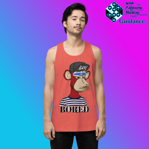 Bored Ape NFT - Tank Tops Tank Tops by XGuidance Coral 3