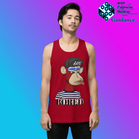 Bored Ape NFT - Tank Tops Tank Tops by XGuidance Red 7