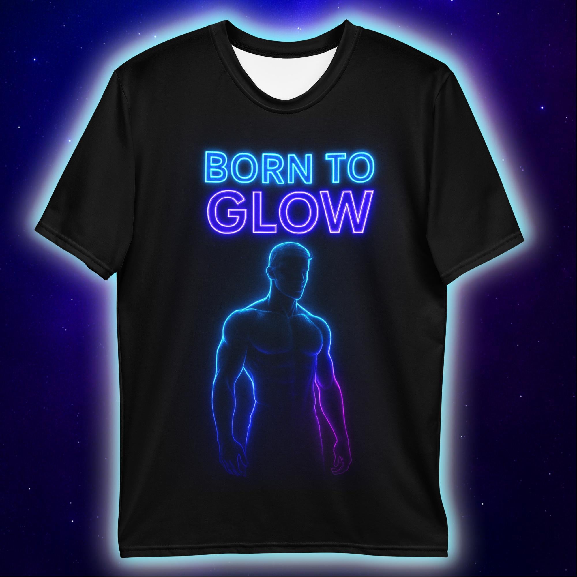 Born to Glow T-Shirt, Neon Festival Streetwear T-Shirts by XGuidance XS 2