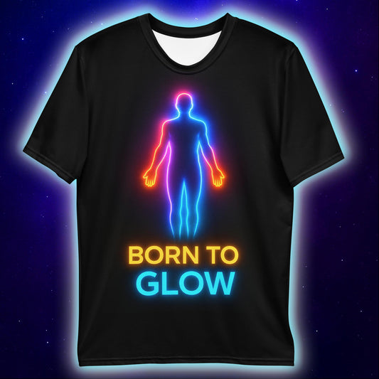 Born to Glow T-Shirt, Neon Festival Streetwear T-Shirts by XGuidance XS 2