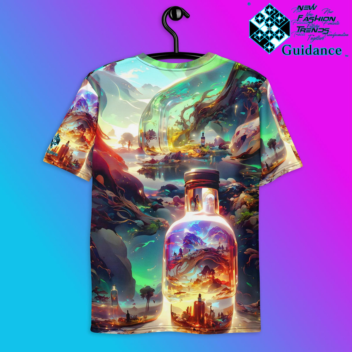 Bottle View T-Shirt T-Shirts by XGuidance XS 2