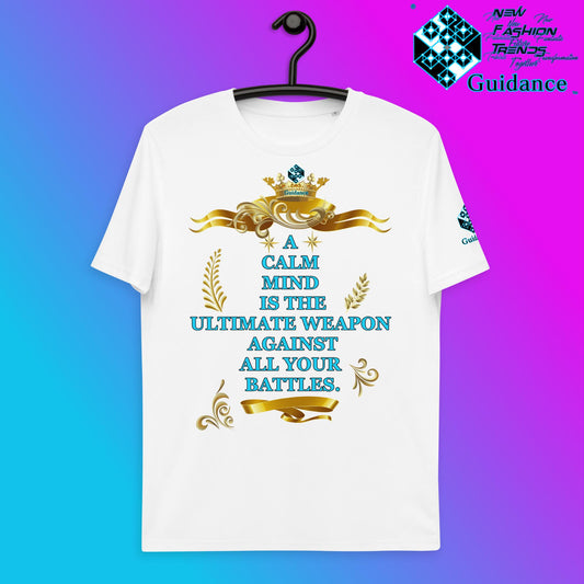 Calm Mind T-Shirt T-Shirts by XGuidance White 1