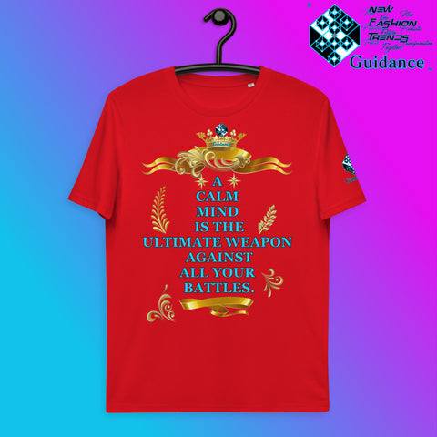 Calm Mind T-Shirt T-Shirts by XGuidance Red 5