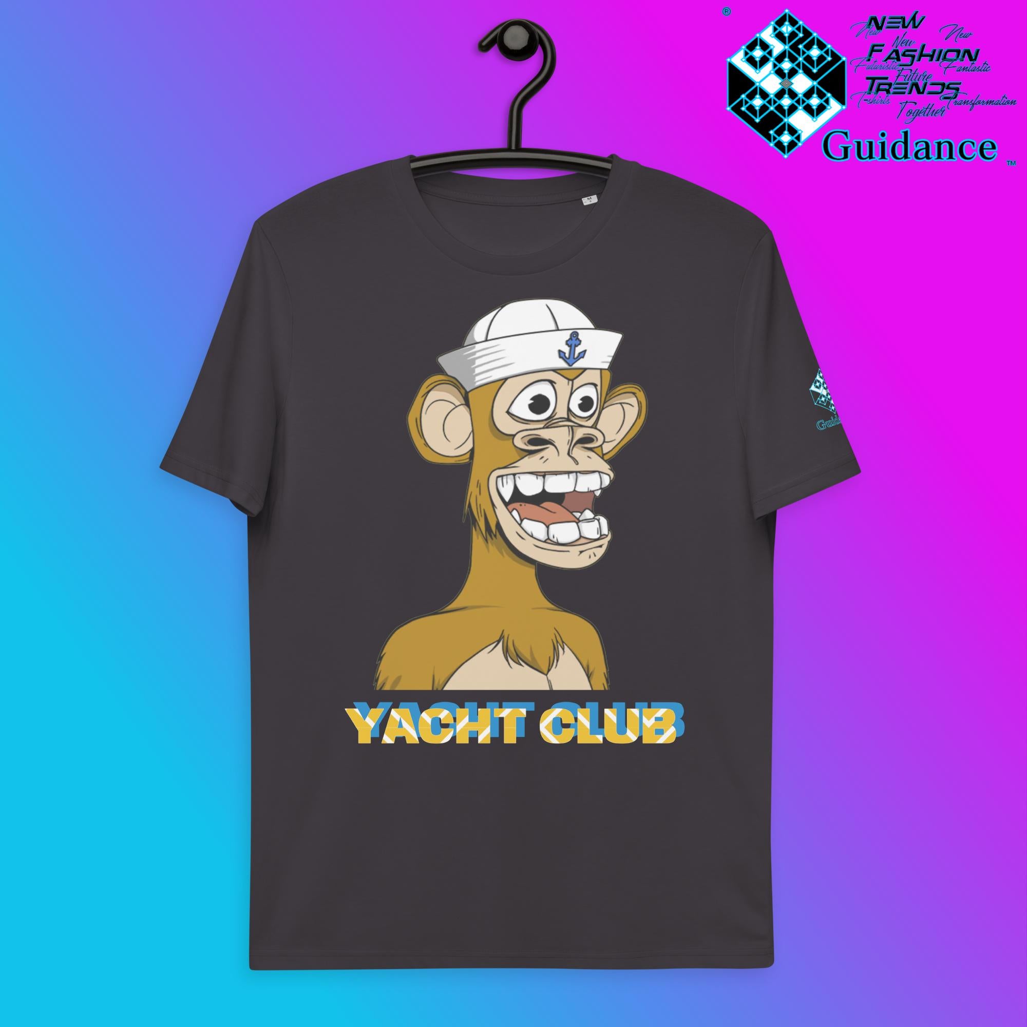 Captain Monkey T-Shirt T-Shirts by XGuidance Anthracite 6