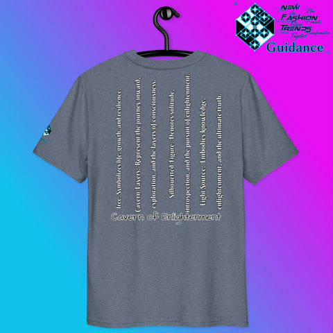 Cavern of Enlightenment Tee with Mystical Light Layers by XGuidance Black 11