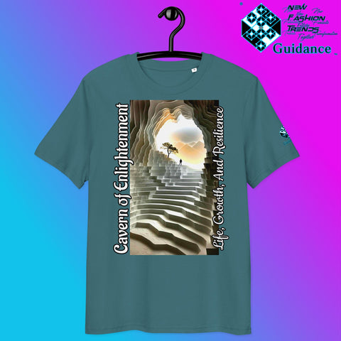 Cavern of Enlightenment Tee with Mystical Light Layers by XGuidance Stargazer 33