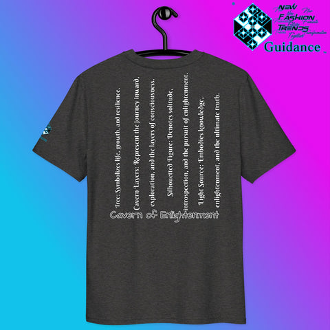 Cavern of Enlightenment Tee with Mystical Light Layers by XGuidance Black 39