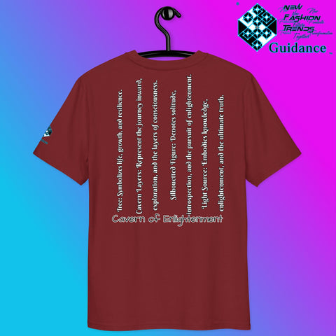 Cavern of Enlightenment Tee with Mystical Light Layers by XGuidance Black 9