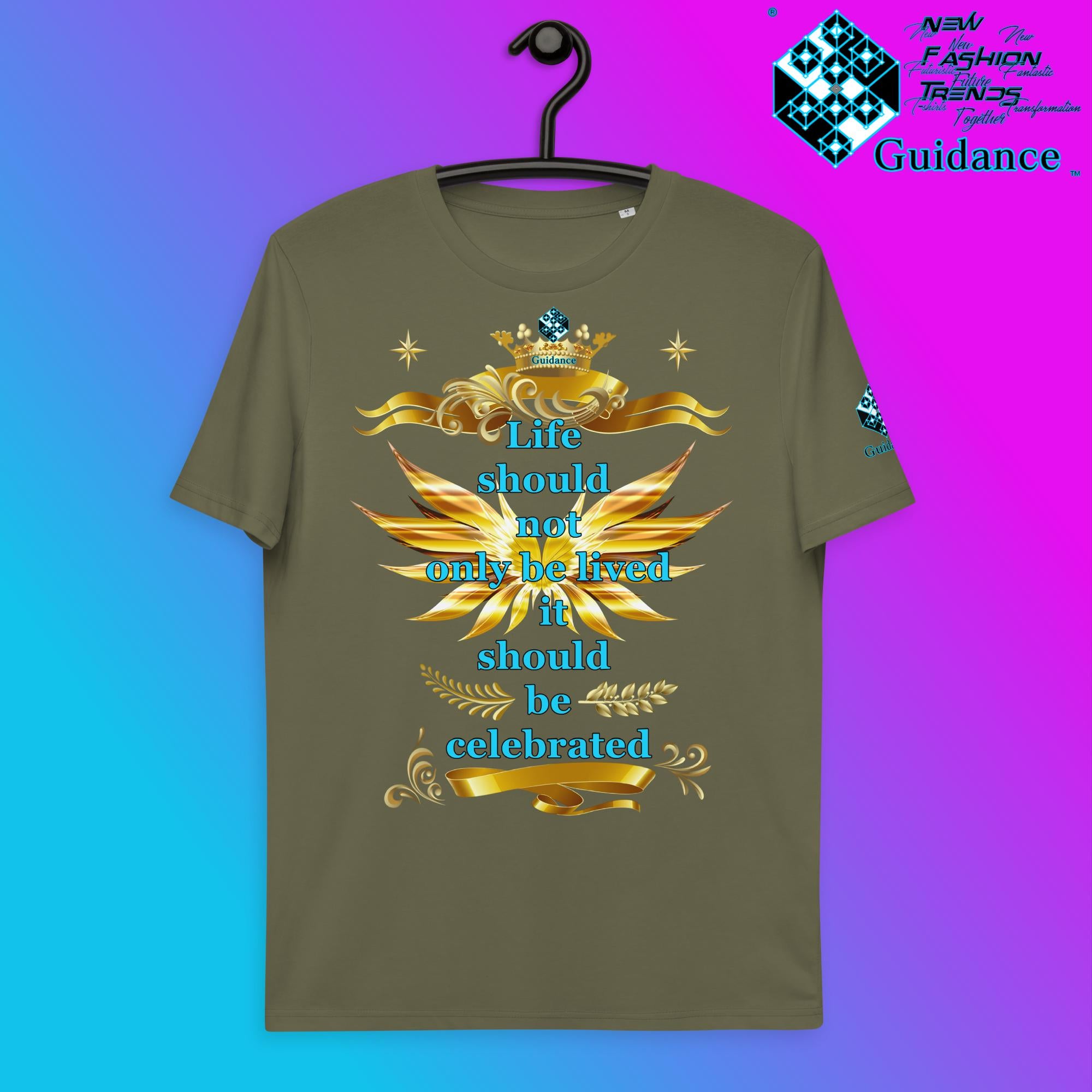 Celebrated Life T-Shirt T-Shirts by XGuidance Khaki 14