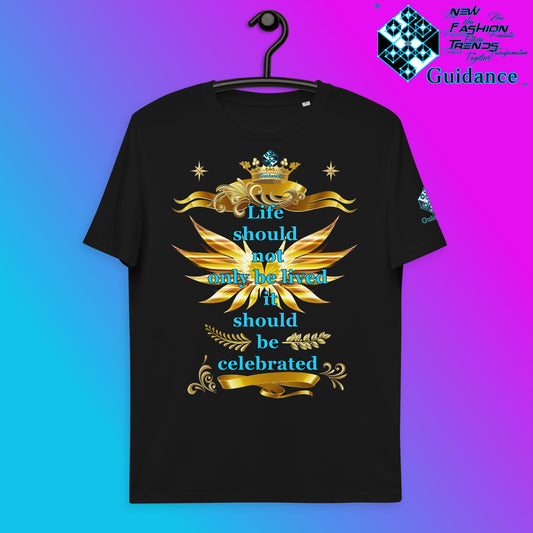 Celebrated Life T-Shirt T-Shirts by XGuidance Black 2