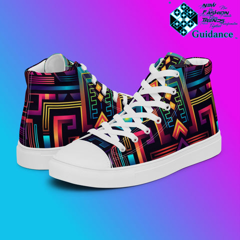 Celestial Circuitry – Sneakers for Raves & Festivals Sneakers by XGuidance White 2