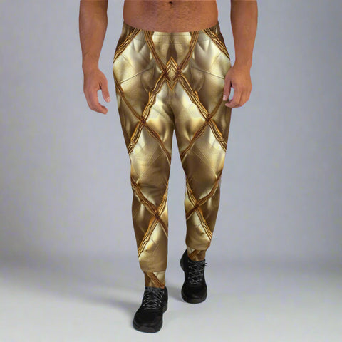Celestial Geometric Joggers – Light Pattern Pants by XGuidance XS 1