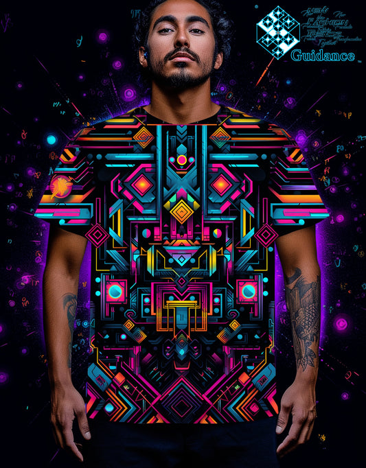 Celestial Grid T-Shirt T-Shirts by XGuidance XS 1