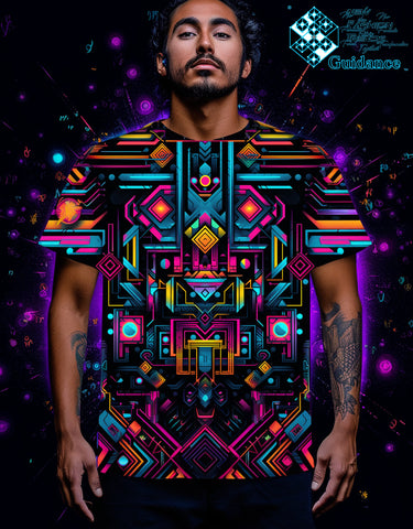 Celestial Grid T-Shirt T-Shirts by XGuidance XS 1