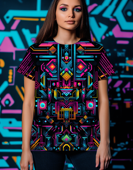 Celestial Grid T-Shirt T-Shirts by XGuidance XS 2