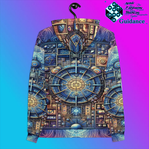 Celestial Mechanism Hoodie with Astral Alignment Design by XGuidance 2XS 2