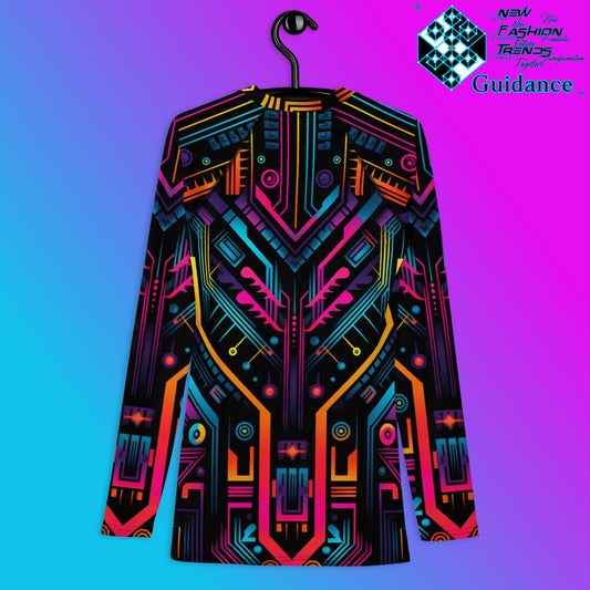 Celestial Pathway Rash Guard Swim Shirt Rash Guard by XGuidance XS 2