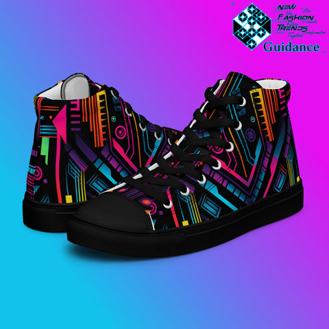 Celestial Pathway – Sneakers of Divine Guidance Sneakers by XGuidance Black 6