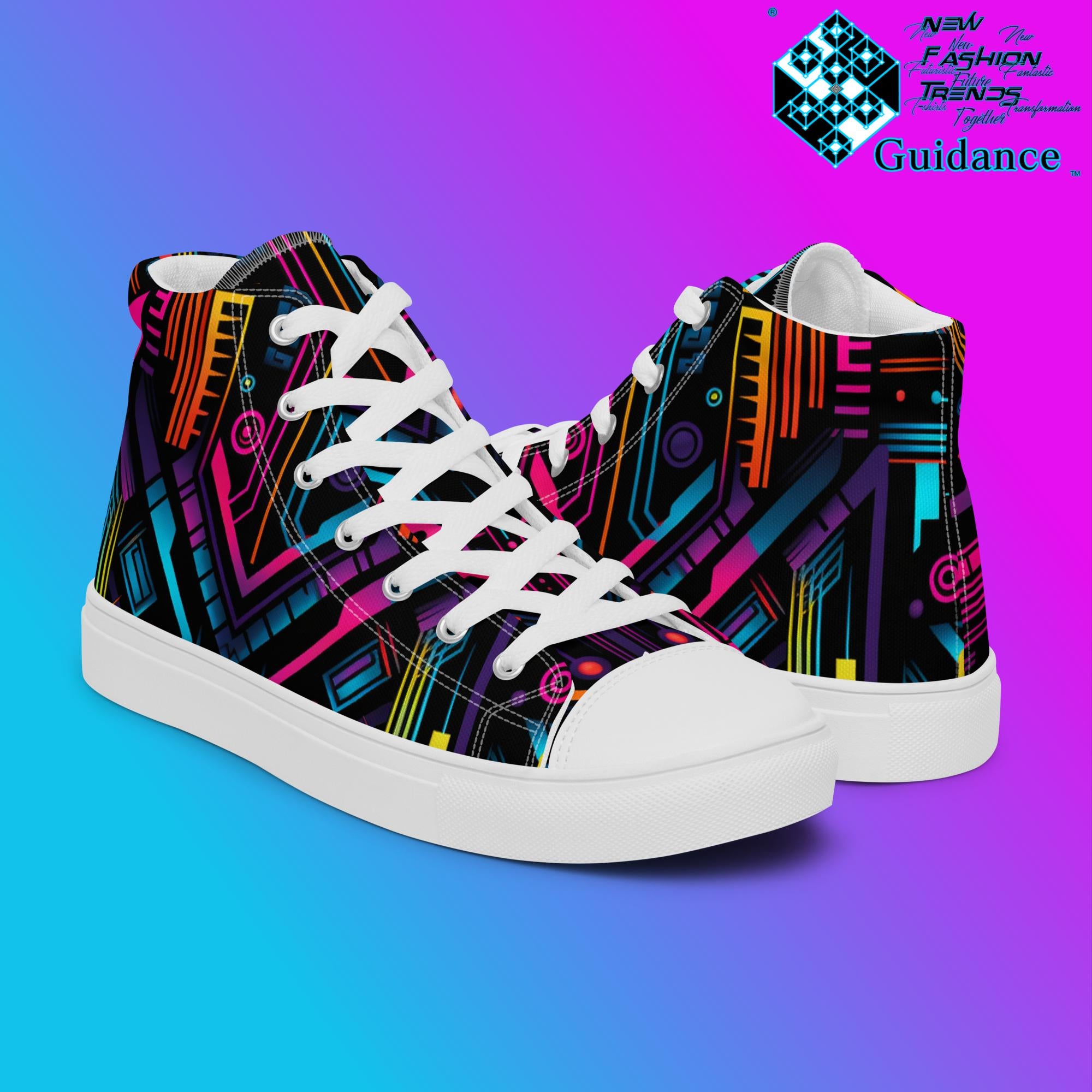 Celestial Pathway – Sneakers of Divine Guidance Sneakers by XGuidance Black 7