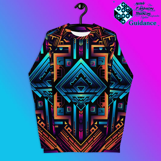 Celestial Prism Rash Guard Swim Shirt Rash Guard by XGuidance XS 1