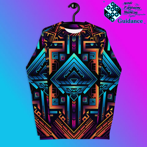 Celestial Prism Rash Guard Swim Shirt Rash Guard by XGuidance XS 1