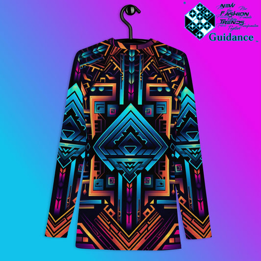 Celestial Prism Rash Guard Swim Shirt Rash Guard by XGuidance XS 2