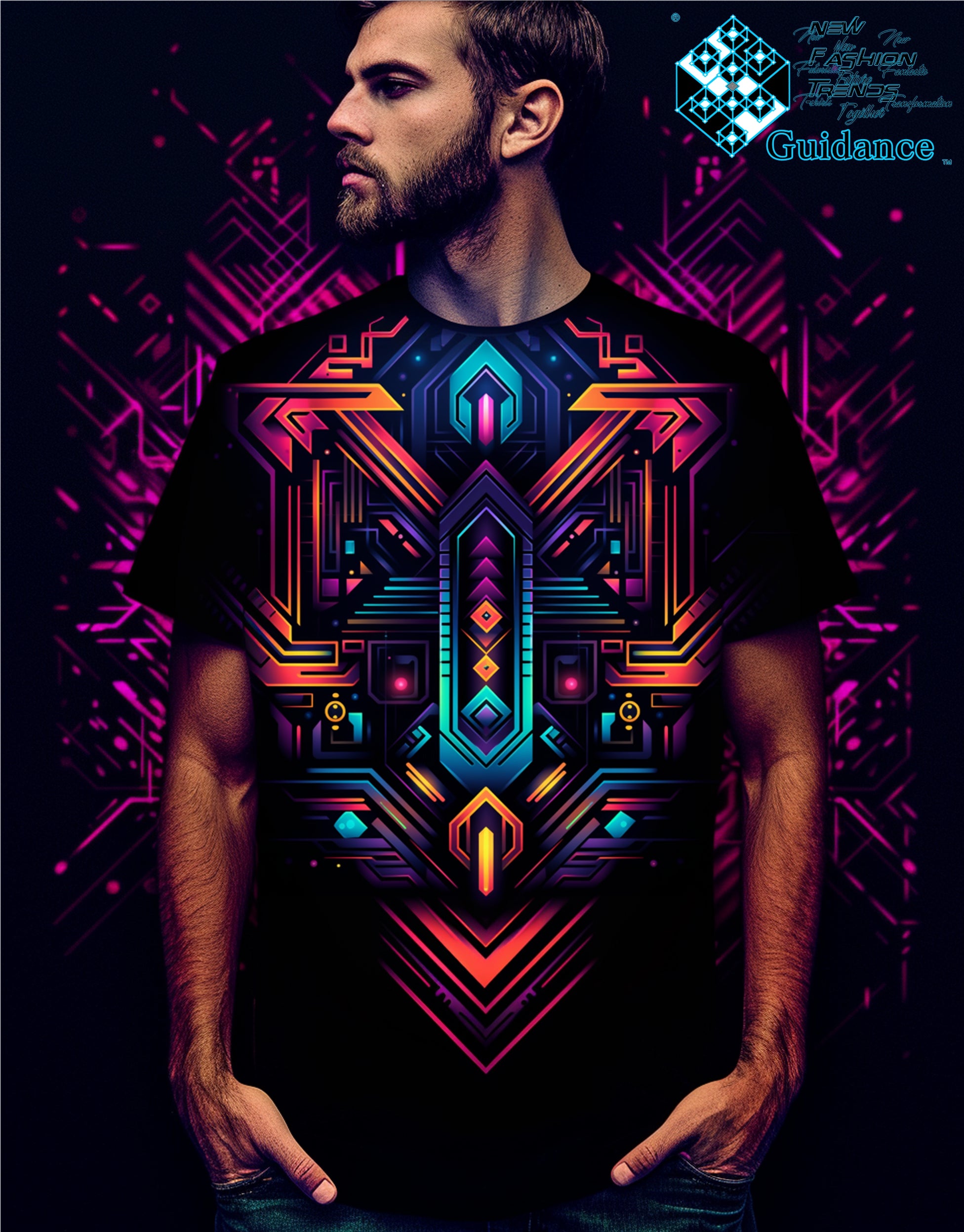 Celestial Shield T-Shirt T-Shirts by XGuidance XS 1