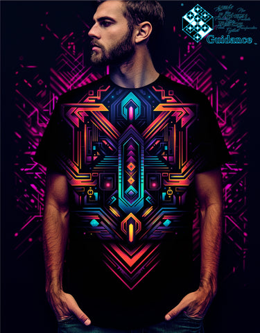 Celestial Shield T-Shirt T-Shirts by XGuidance XS 1