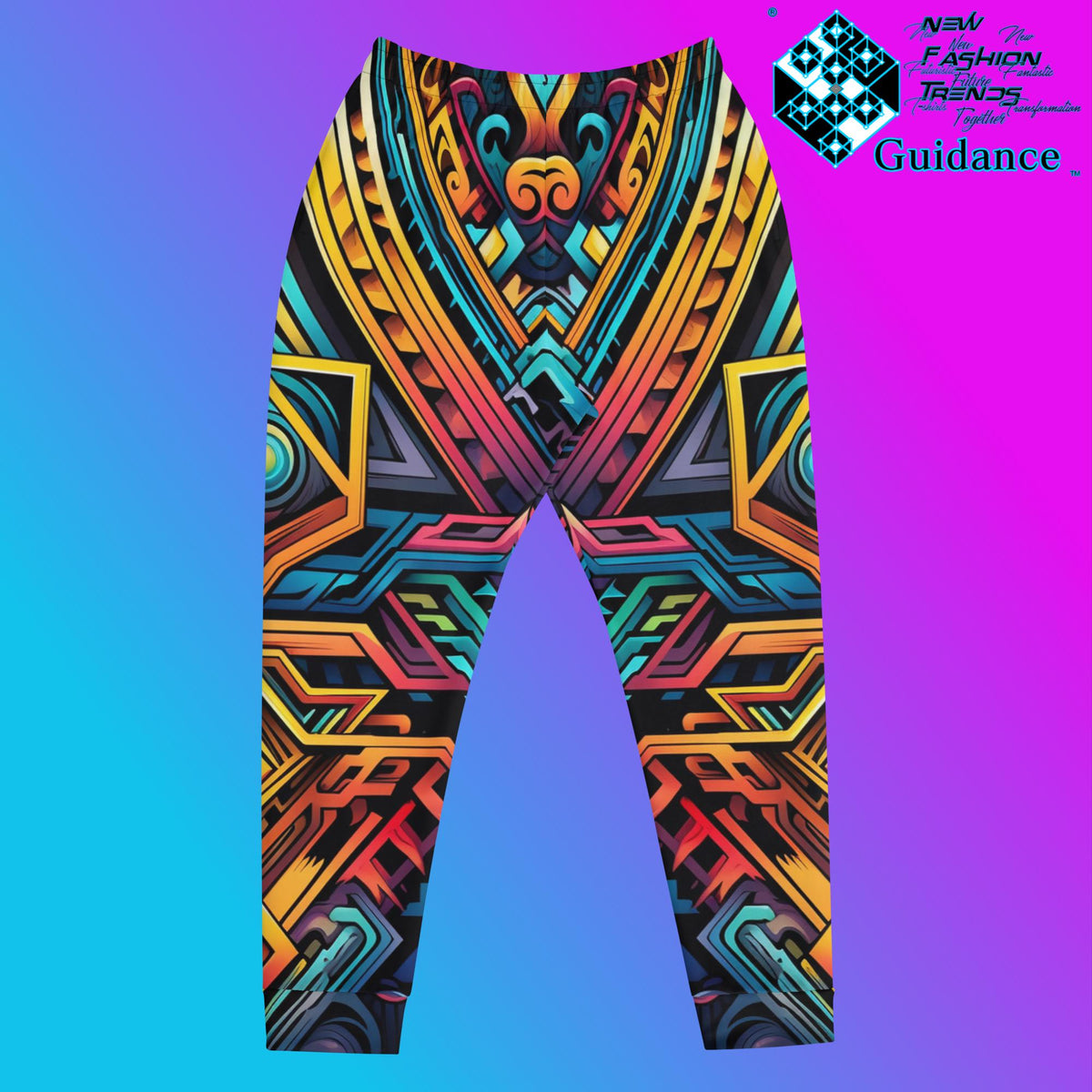 Celestial Threads Jogger Pants – Sacred Festival Streetwear by XGuidance XS 1