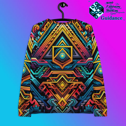 Celestial Threads Sweatshirt – Sacred Geometry Festival Wear by XGuidance XS 2