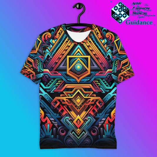 Celestial Threads T-Shirt – Sacred Geometry Spiritual Streetwear T-Shirts by XGuidance XS 1
