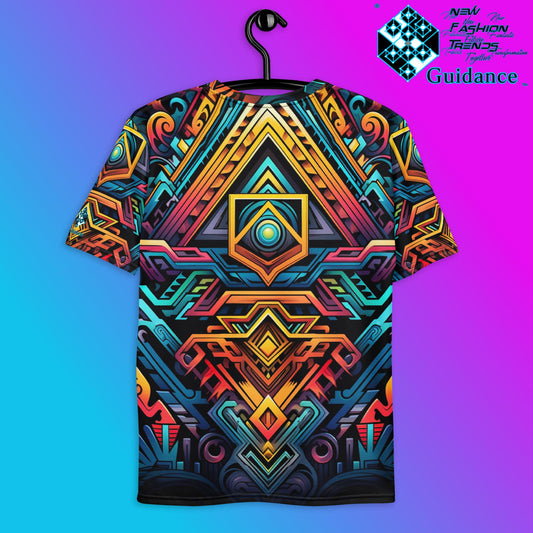 Celestial Threads T-Shirt – Sacred Geometry Spiritual Streetwear T-Shirts by XGuidance XS 2