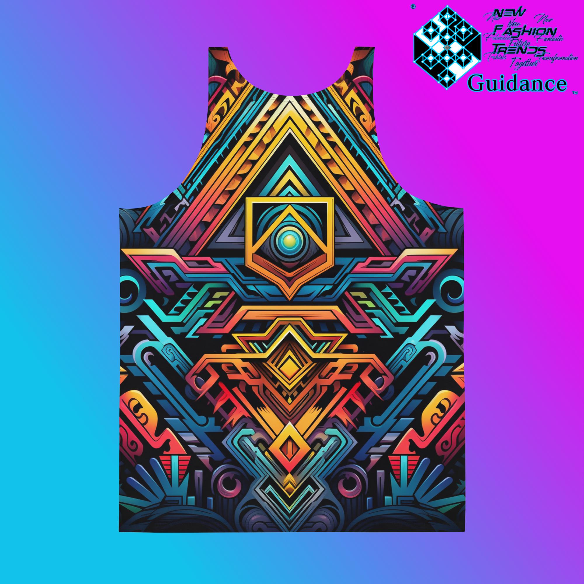 Celestial Threads Tank Top – Sacred Festival Streetwear by XGuidance XS 2