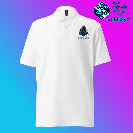 Celestial Touch - Polo Shirt Polo Shirts by XGuidance White 1