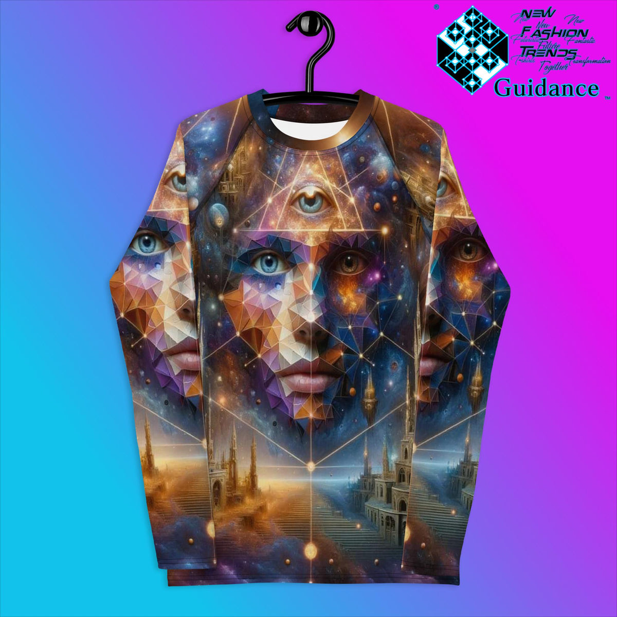 Celestial Visage Sleeve with Cosmic Face Design by XGuidance XS 1