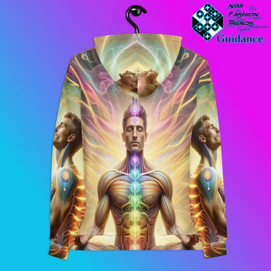 Chakra Serpent Hoodie with Snake and Energy Flow by XGuidance 2XS 2