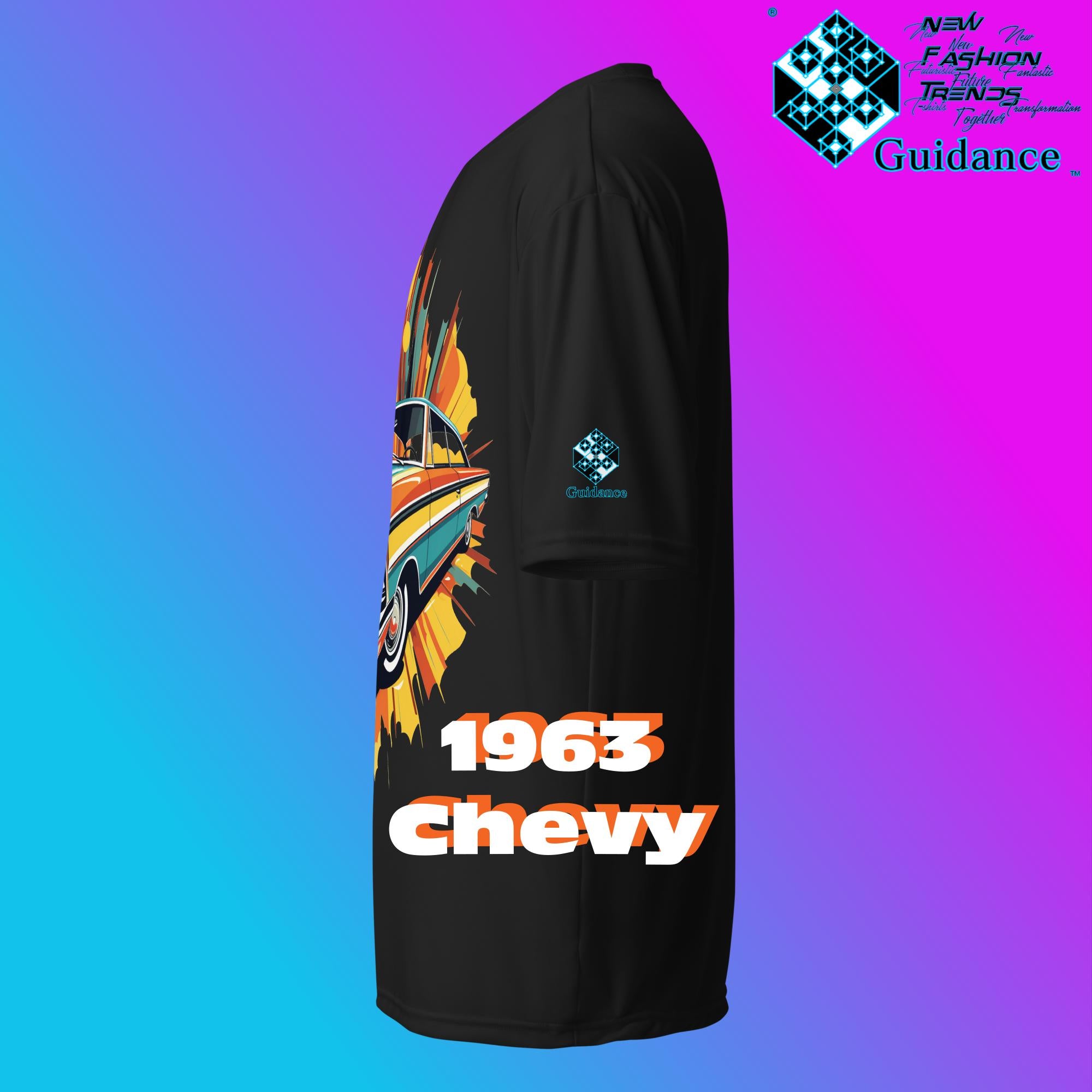 Classic 63 Chevy Cruise T Shirt by XGuidance Black 11